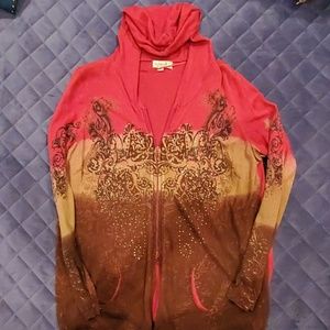 🧡 Hoody sweater with bling 1X